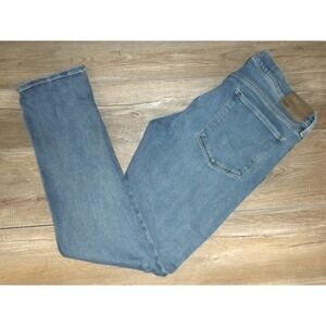 Paige Jeans Mens 36x32 Cartwright Blue Denim Lennox Slim Fit Tapered Mid Rise